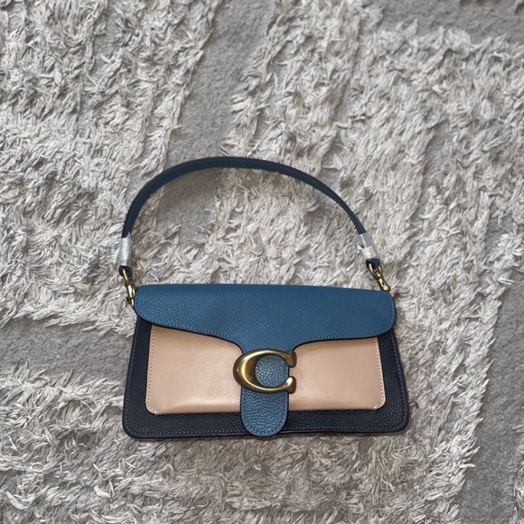 Coach Tabby- Blue Beige and Orange